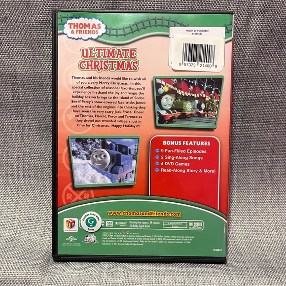 Thomas and Friends Ultimate Christmas 2007 DVD - Picture 2 of 5